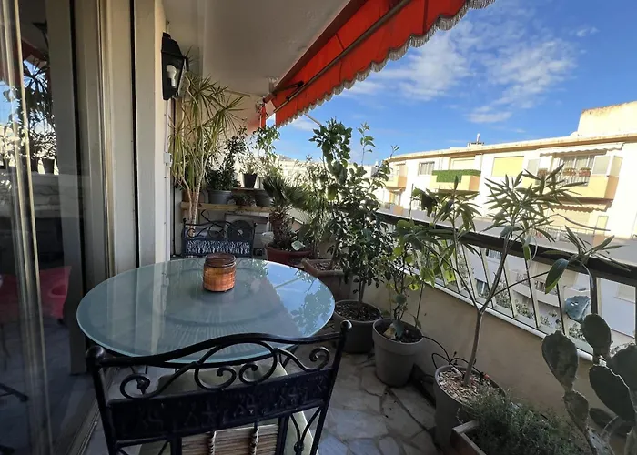 Bright 31M2 Flowered Terrace Near Croisette