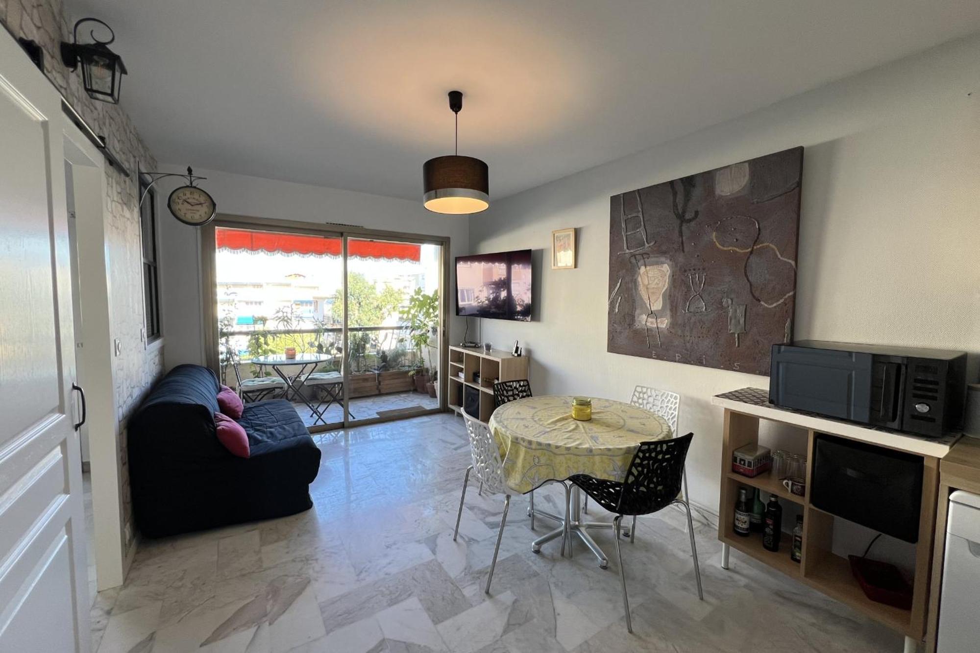 Appartement Bright 31m2 Flowered Terrace Near Croisette *