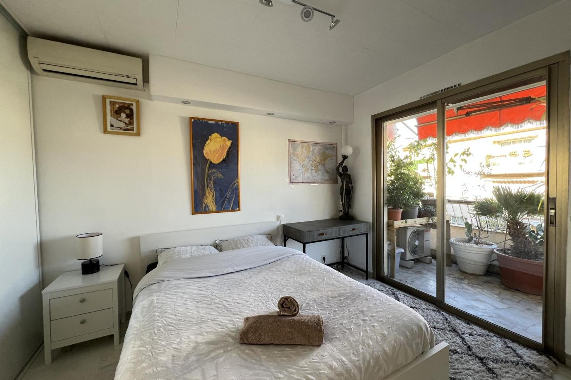 Bright 31m2 Flowered Terrace Near Croisette Appartement